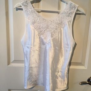 White Satin Cami